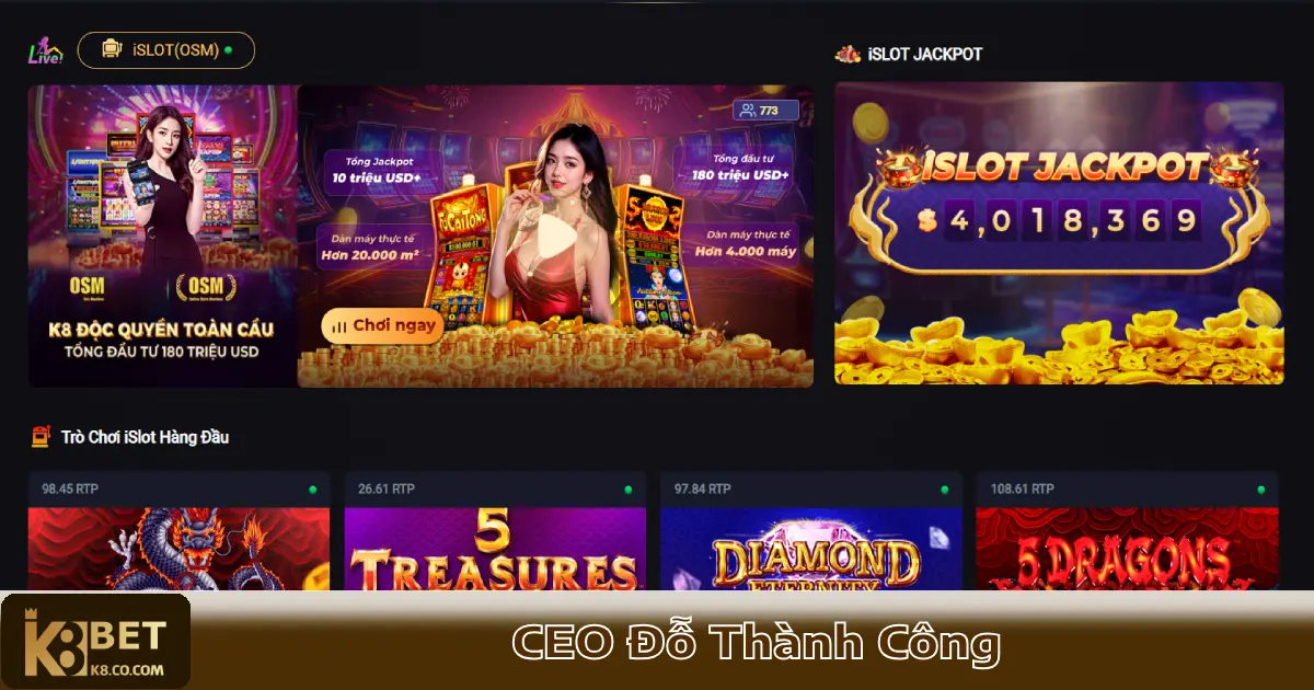 CEO Đỗ Thành Công – Người Đứng Sau Thành Công Của K8 3 Tầm nhìn & chiến lược phát triển của CEO K8