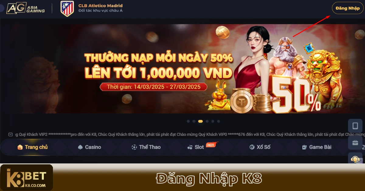 Đăng Nhập K8 – Truy Cập Mọi Lúc, Cá Cược Không Gián Đoạn 1 Hướng Dẫn Đăng Nhập K8 Trên Mọi Thiết Bị