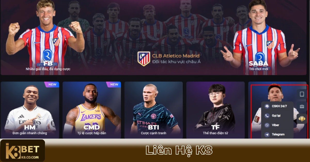 Liên Hệ K8 – Hỗ Trợ Nhanh Chóng Và Giải Đáp Mọi Thắc Mắc 1 Cách Liên Hệ K8 Để Được Hỗ Trợ Tốt Nhất