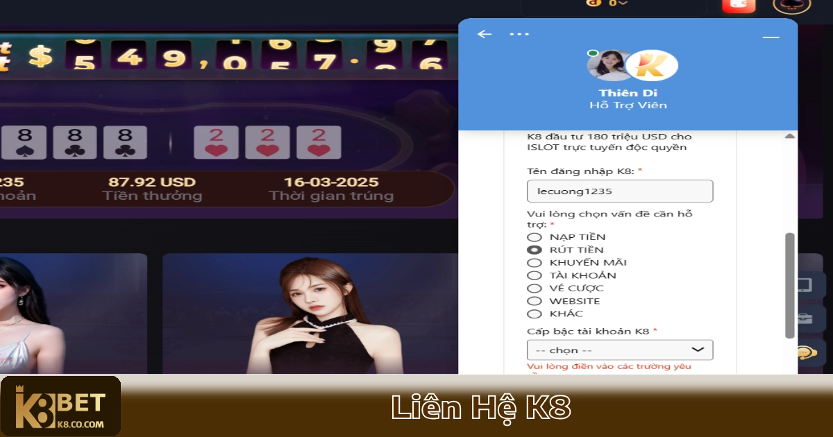 Liên Hệ K8 – Hỗ Trợ Nhanh Chóng Và Giải Đáp Mọi Thắc Mắc 3 Live chat, hotline, email – Kênh nào phù hợp với nhu cầu của bạn?